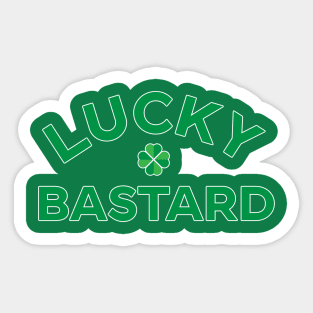 LUCKY BASTARD Sticker